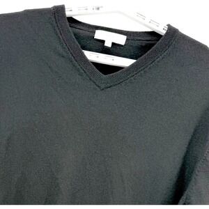 Turnbury Mens Sweater Extra Fine Merino Wool  XXL  Fits Like XL Black  Pullover